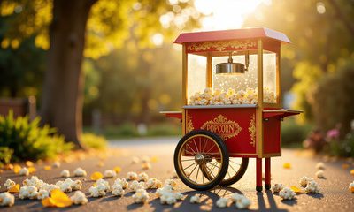 Patlamış Mısır Arabası ile Etkinliklerinize Lezzet Katın